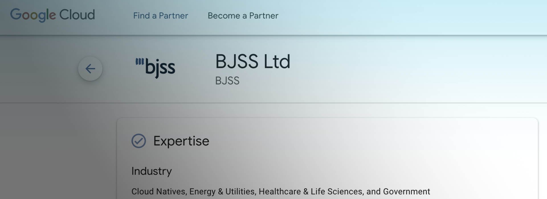 BJSS JOINS THE GOOGLE CLOUD PARTNER ADVANTAGE PROGRAM1920x700
