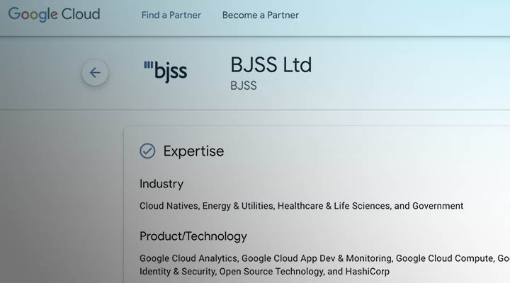 BJSS Joins The Google Cloud Partner Advantage Program